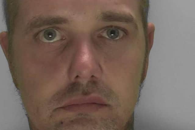 Sussex Police said Kaspars Grikis, 38, of Clappers Gate, Crawley, was given a 12-month prison sentence at Crawley Magistrates Court on Tuesday, August 2, having admitted the attempted sexual touching of the woman near the address at which he was living, on July 22. Picture courtesy of Sussex Police