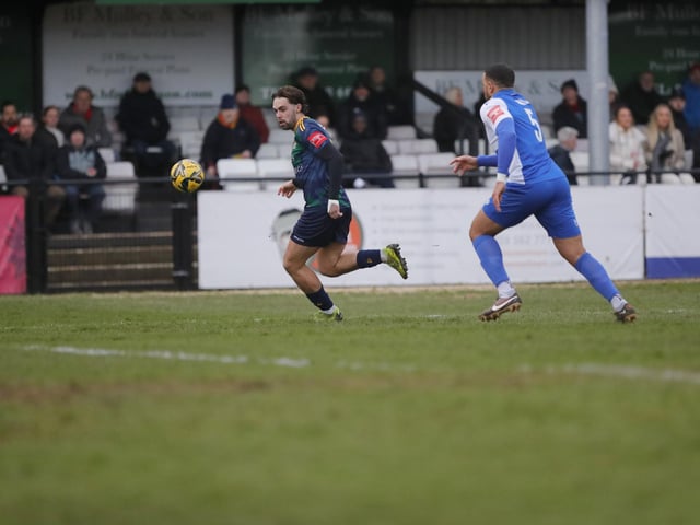 Horsham FC in action at Hornchurch in the Isthmian premier division