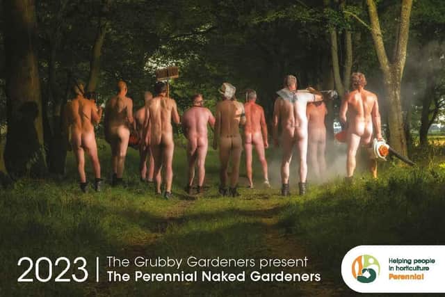 Paul Greenyer, 48, from Haywards Heath took part in Perennial's Grubby Gardeners Calendar 2023