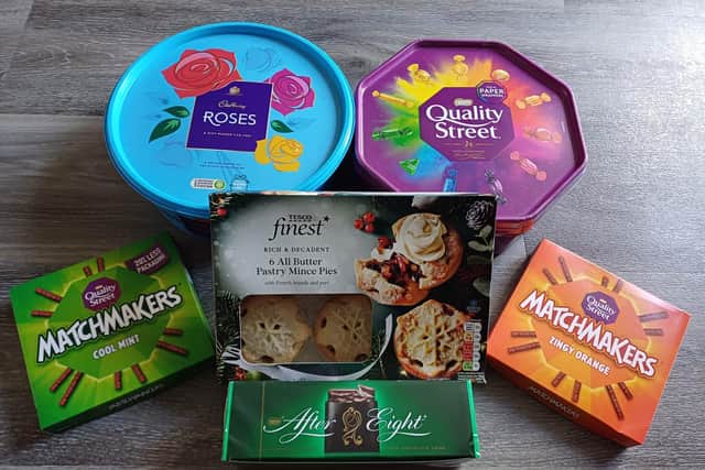 Will the mountain of Christmas treats never end? Picture: Katherine HM
