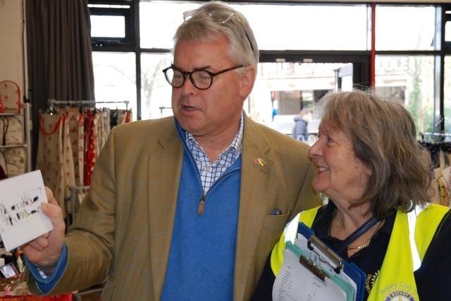 The Christmas Craft Fair in November was opened by Tim Loughton and money raised was donated to St Barnabas House hospice in Worthing and Independent Lives