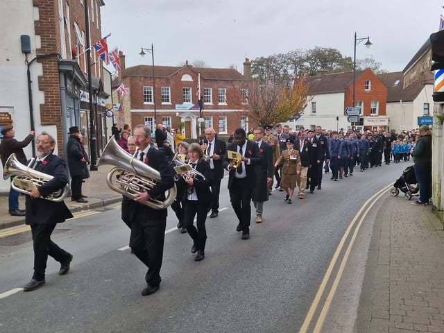 Storrington Remembrance Parade on Sunday, November 10, 2024