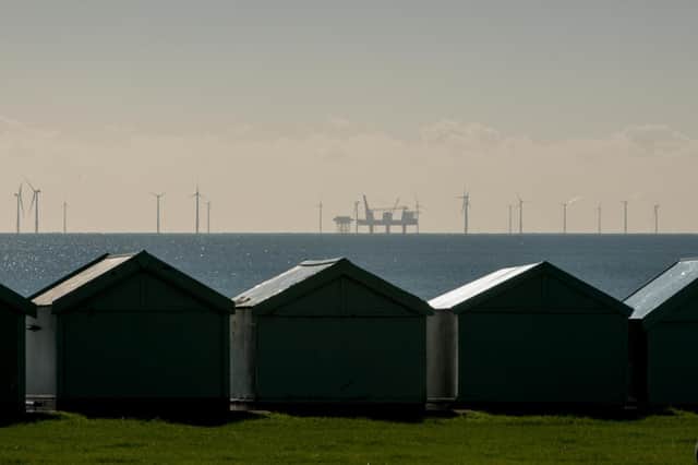 View Of The Rampion Wind Farm From Shore, Courtesy Of Rampion Offshore Wind