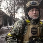 A medic of the field hospital in Bakhmut, amid Russia's attack on Ukraine.