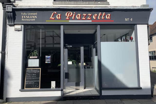 La Piazzetta in Horsham's Bishopric is among the best restaurants for pizza in West Sussex, according to TripAdvisor reviews