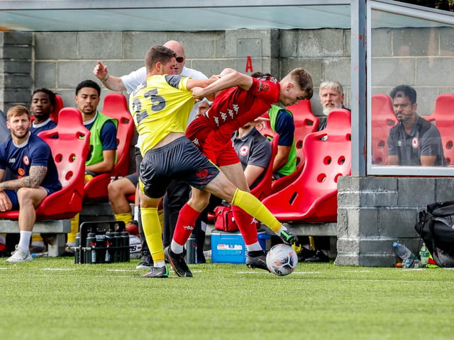 Action from Worthing v Eastbourne Borough