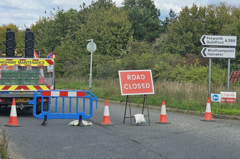 'Full road closure' put in place after incident on A285 in West Sussex
