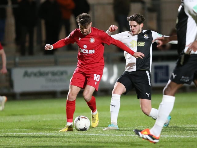 Action from Worthing's win at Dartford