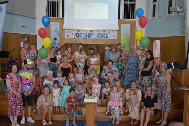 Open House Toddler Group celebrating its 30th birthday at Findon Valley Free Church