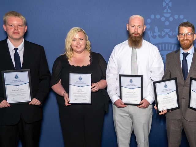 Bradley English, Isabel Gunn, Mitchell Hayden and Harry Ratcliff