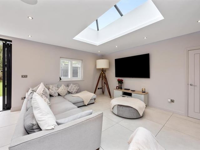 This detached property, which has been comprehensively-extended, has come on the market with Robert Luff & Co priced at £1.2million
