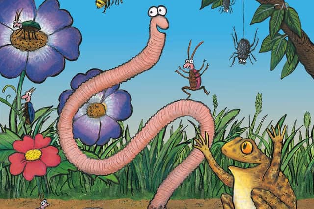 Julia Donaldson and Axel Scheffler’s Superworm will be at Wakehurst in Ardingly in time for Easter this year. Image: Licensed by Magic Light Pictures