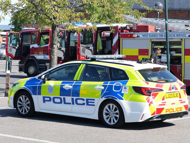 Police and fire services in Burgess Hill