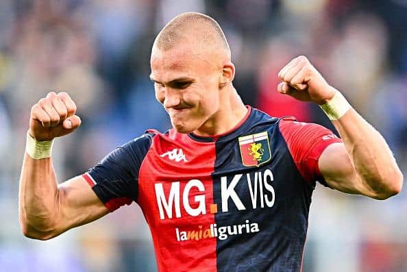 Brighton and Hove Albion defender Leo Ostigard impressed while on loan last season at Serie A outfit Genoa
