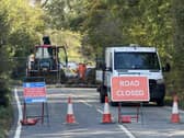 Titnore Lane is likely to remain fully closed until Tuesday (October 13), after a six-metre split was discovered in a major water main.