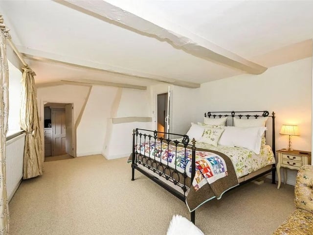 The listing agent said this property could be used as a two double bedroom and two en-suite bathroom annexe unit, with the main house having four bedrooms.