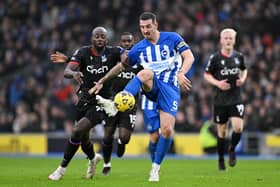 Lewis Dunk opened the scoring for Brighton against Crystal Palace (Photo by Mike Hewitt/Getty Images)