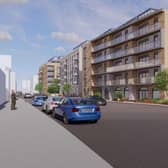 CGI of new Shoreham flats