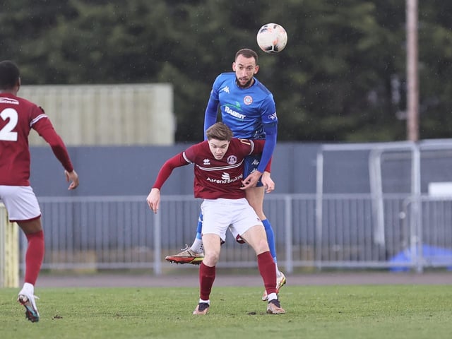 Action from Worthing's National League South defeat at Chelmsford