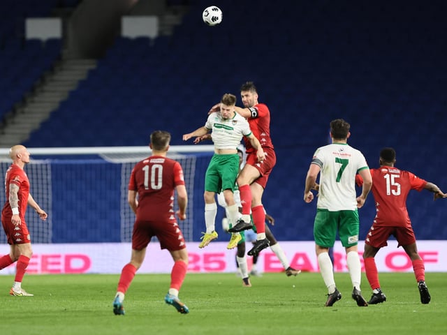 Action and celebrations as Worthing take on Bognor Regis Town in the Sussex Senior Cup final at the Amex Stadium - and win 8-7 on penalties