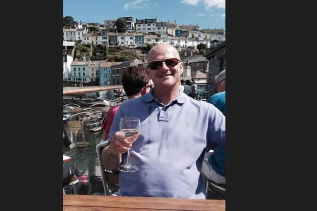 Eastbourne father collapses after attending wedding to reveal aggressive brain tumour - Mark Tomalin