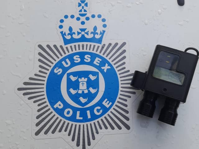 Neighbourhood policing teams spent time on Sunday (May 5), ‘completing more speed checks’ along Brighton Road in Worthing. Photo: Adur and Worthing Police