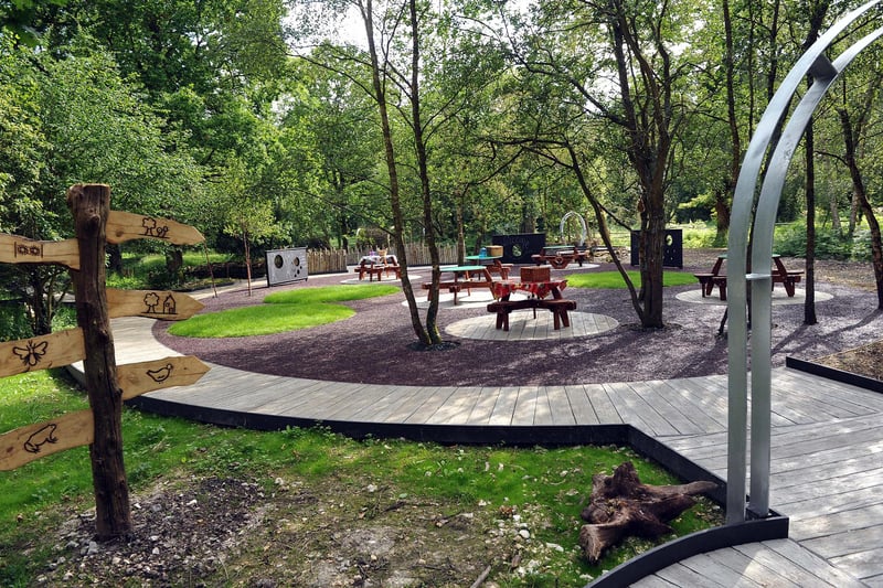 The opening of the Woodland Walk at Chestnut Tree House in June 2014