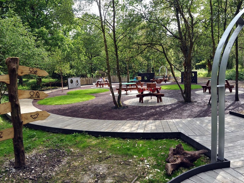 The opening of the Woodland Walk at Chestnut Tree House in June 2014
