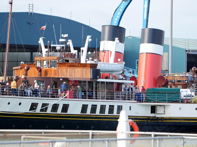 Amazing, stunning, emotional - the large crowd that stood on Kingston Beach to watch the world’s last seagoing paddle steamer make its inaugural visit to Shoreham was visibly moved by the sight of the Waverley making its way in and out of the harbour on Wednesday, September 13.