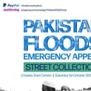 Crawley councillor organises street collection for victims of Pakistan's floods