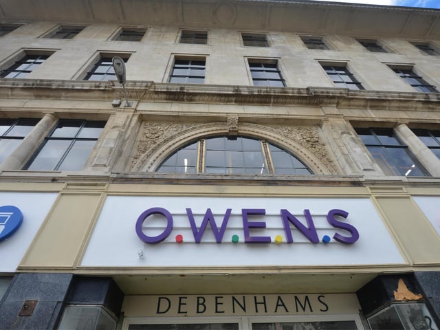 Owens, a family fun factory, will span three floors of the 77,000 square foot building previously occupied by Debenhams on Robertson Street.