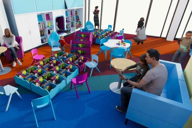 The children's library at Worthing Library