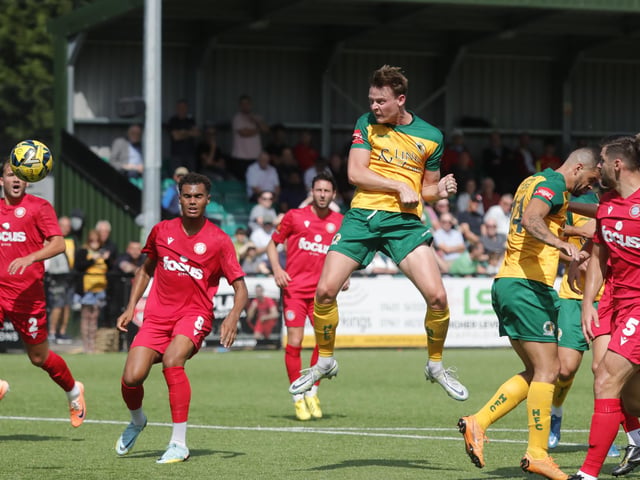 Action from Horsham's pre-season defeat to West Sussex neighbours Worthing