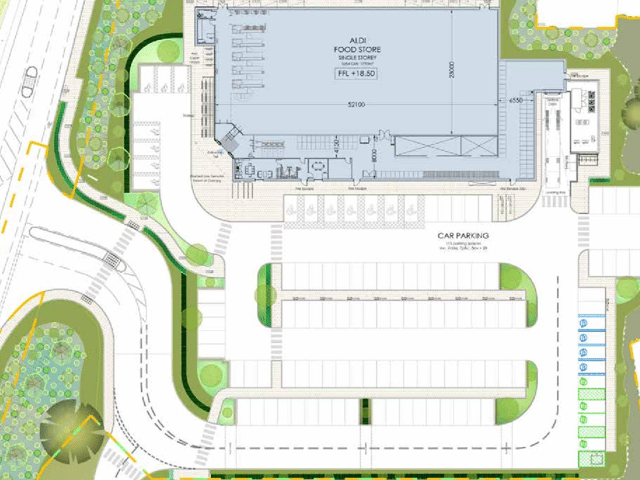 Plans submitted for new Aldi supermarket in Polegate