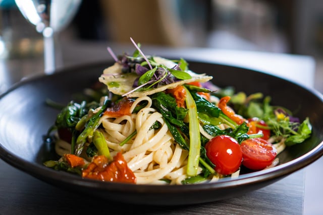 New restaurant opens in Eastbourne hotel  - Spinach Linguine With Parmesan Crisp