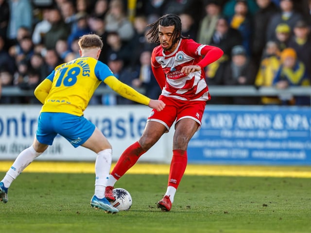 Action from Eastbourne Borough's 2-2 draw at Torquay United in National League South