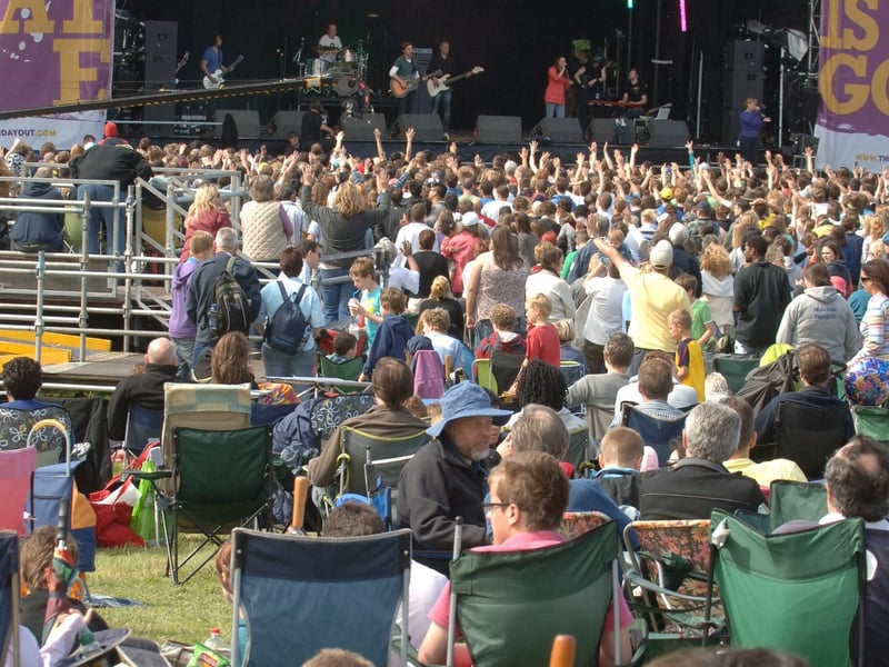 Thousands of people headed to the beautiful Wiston Estate over the Spring Bank Holiday in 2010