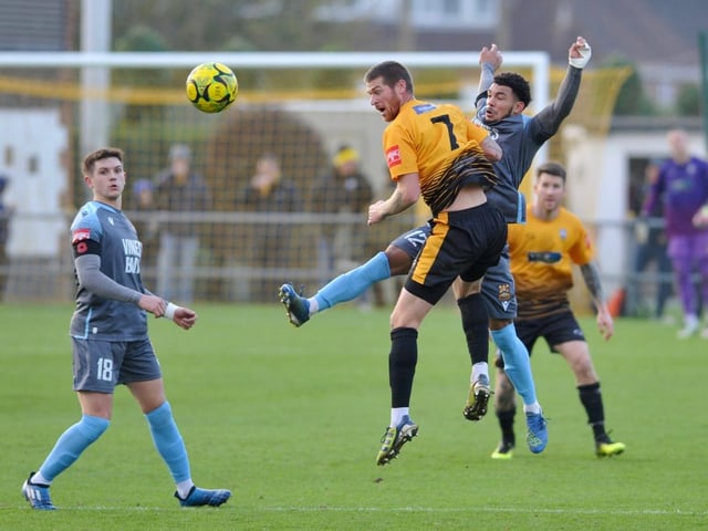 Littlehampton Town and Three Bridges played out a seven-goal thriller at The Sportsfield on Saturday with the home side coming out on top 4-3. Photographer Stephen Goodger was there to catch the action