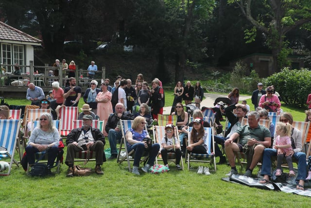Crowning of the May Queen 2023 in Alexandra Park, Hastings. Photo by Roberts Photographic.
