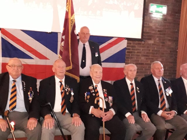 The Royal Sussex Regimental Association received a donation of £500 to celebrate the Jubilee from Mid Sussex District Council. They started their celebration on Thursday, June 2, at St Francis social club, Haywards Heath, by watching The Trooping of the Colour on TV. Afterwards the members went to the Oak Barn in Burgess Hill for a celebration lunch.