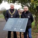 Horsham District Council leader David Skipp with parks operation managin Sorin Caraiman at the newly-extended Hills Cemetery in Guildford Road
