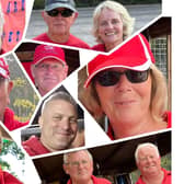 A collage of a selection of players at Arundel Pétanque Club