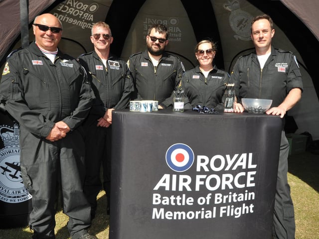 Start of Airbourne 2024 on August 15 in Eastbourne - Static displays on Western Lawns as the event opened to the public.