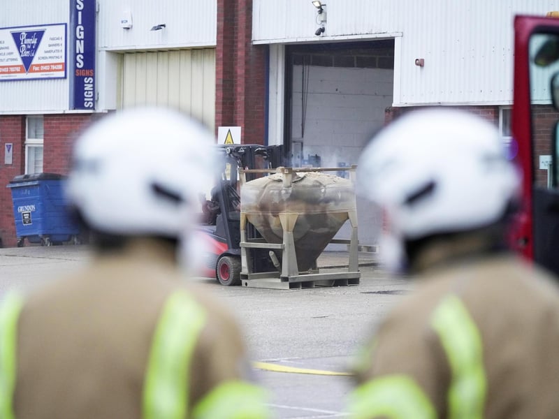 West Sussex Fire and Rescue Service were called to Gillmans Industrial Estate on Natts Lane in Billingshurst around 5am on Monday (June 10).