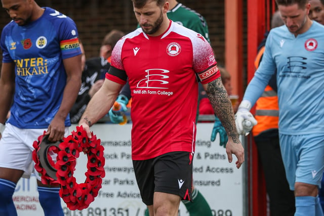 Pre-match service and minute’s silence precedes Eastbourne Borough's narrow 1-0 home win over St Albans City in the National League South