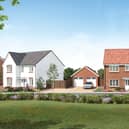 A CGI of Bellway’s Langmead Place development in Angmering