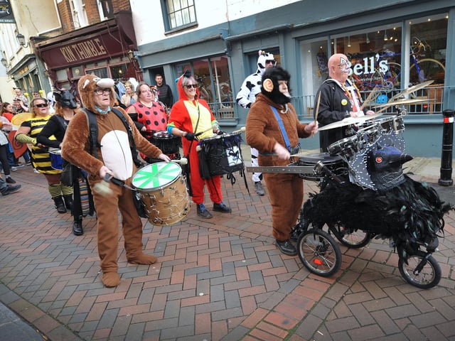 Hastings Storytelling Festival 2024 parade on October 27.