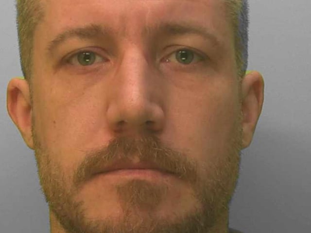 An organised crime group have been sentenced for their roles in supplying drugs disguised as bath salts and beauty products. The group used products in an effort to ship class A and class B drugs to the USA and Australia via courier services. But the vast majority of packages were intercepted either in the UK or in the recipient countries, prompting a police inquiry. Sussex Police officers attended rented premises at Truleigh Hill near Shoreham, where about £1 million in MDMA was located inside two holdall bags. Following a thorough investigation, eight people have been convicted for their roles in the criminal enterprise. At Hove Crown Court on January 12 the final defendants appeared for sentence. The court was told how two holdall bags containing MDMA were found in stables rented by Jenny Blake in June 2019. Lee Hudson (pictured) and his then partner Laura Burke were seen visiting regularly. Lee Hudson, 42, formerly a barber, of Manor Fields, Horsham, was found guilty of conspiring to fraudulently evade any duty or prohibition, or restriction or provision and was sentenced to three years and seven months in prison.