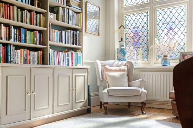 Despite its light and airy spaces, there are plenty of nooks to curl up with a good book.