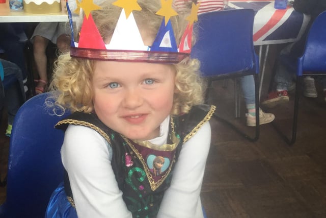 Queen for a day at Northchapel Primary School's coronation celebrations